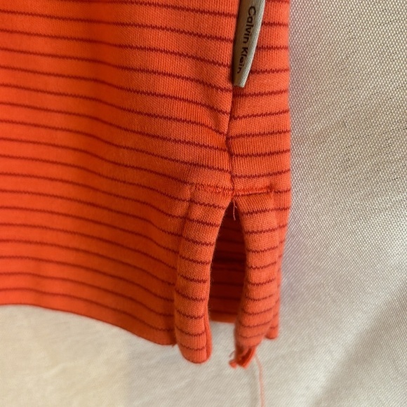 BOGO Calvin Klein Short Sleeve Stripe Polo Shirt Size XL - Picture 4 of 7